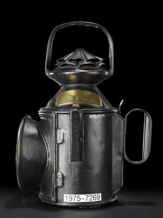 Metal handlamp, Great Northern & Great Eastern Railway