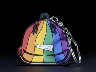 LGBTQ+ Network Rail keyring
