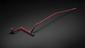 Handle and lever from front offside for controlling engine valve for Foden 6 ton diesel lorry