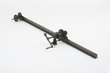 Support with pulleys and winch mechanism for dumb waiter