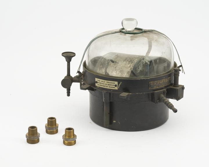 Half cu. ft Boys bell gas meter made by Alexander Wright