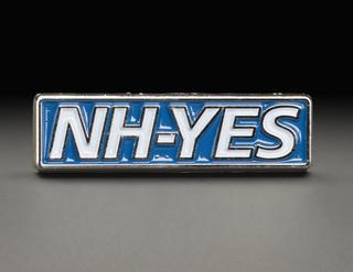 NH-Yes pin badge