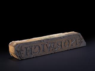 Printing Block, Great Eastern Railway, 'Norwich'