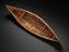 Model of a birch bark canoe from North America