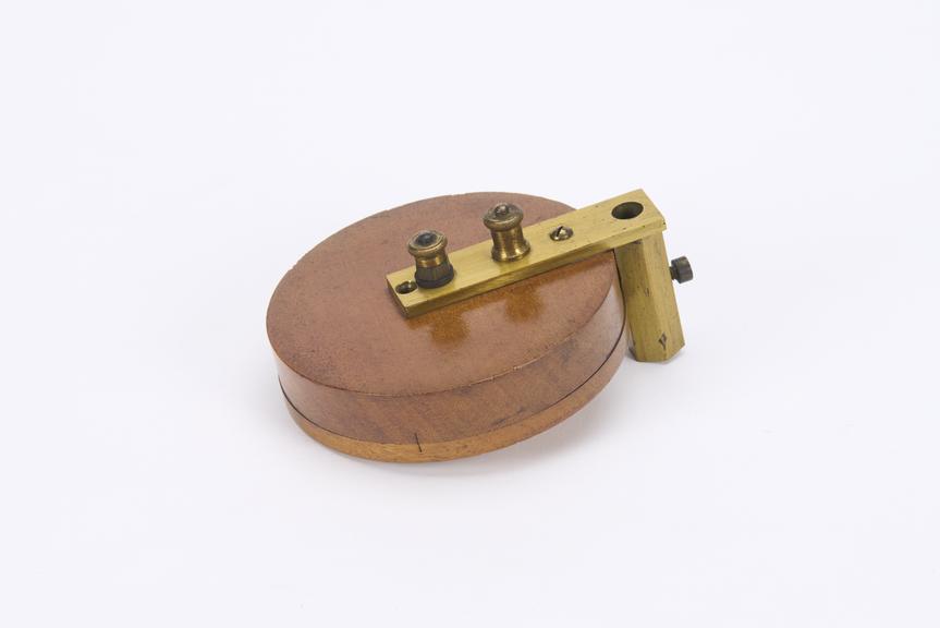 Mahogany coarse carbon granule microphone No. 3
