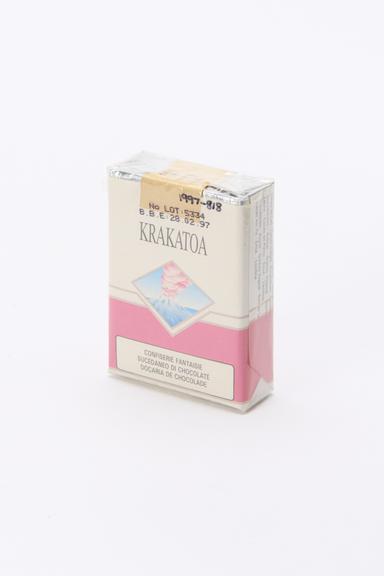 Packet of 'Krakatoa Sweet cigarette' confectionery