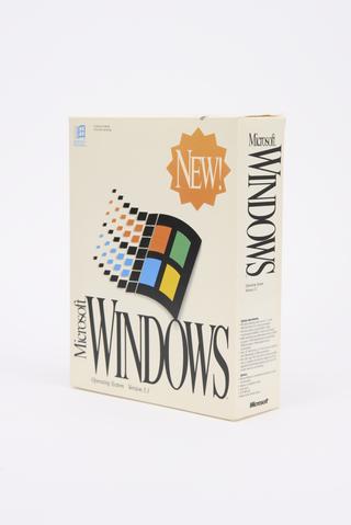 Microsoft "Windows" operating system, version 3.1, 1992