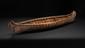 Model of a birch bark canoe from North America