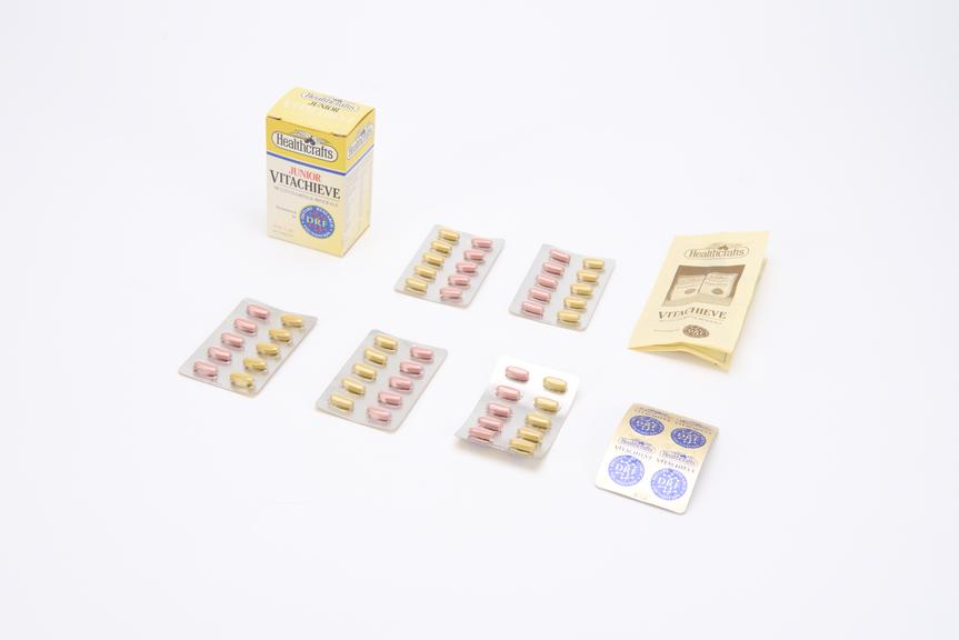 One of six boxes of `Junior Vitachieve' multivitamins and minerals