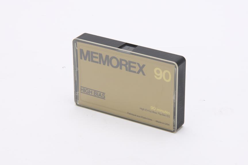 "C 90" Memorex cassette, high bias, one of two, 1980