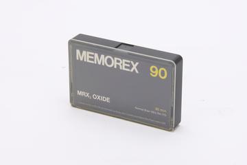 "C 90" Memorex cassette, high bias, one of two, 1980