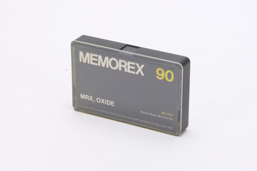 "C 90" Memorex cassette, high bias, one of two, 1980