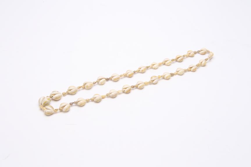 Necklace made from shells, 1990s.