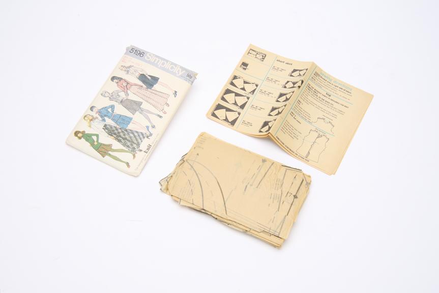 Paper garment pattern
