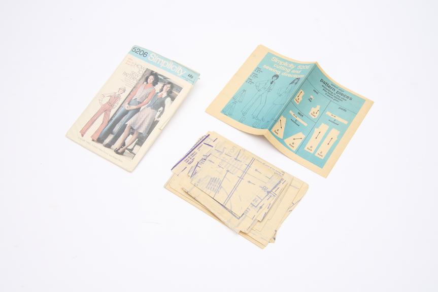 Paper garment pattern
