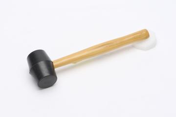 Rubber mallet from a general-purpose handyman's kit