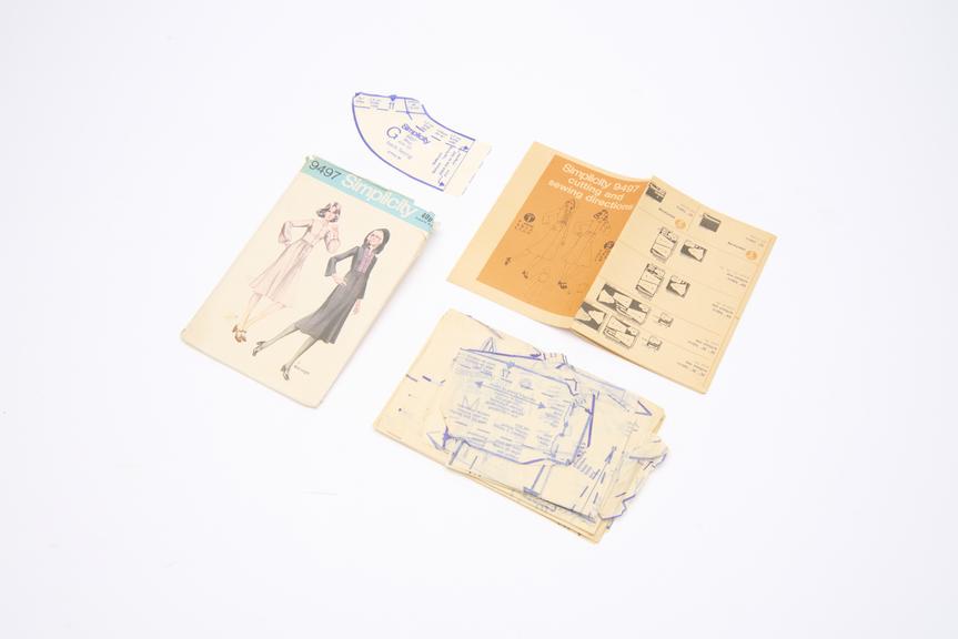 Paper garment pattern