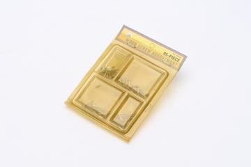 Packet of assorted wood screws from a general-purpose handyman's kit