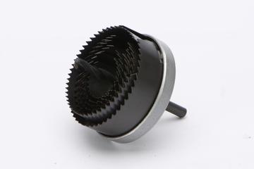 Round hole saw set drill bit from a general-purpose handyman's kit