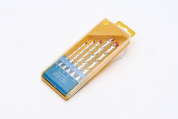 Set of masonry drill bits from a general-purpose handyman's kit