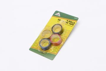 PVC tape rolls from a general-purpose handyman's kit