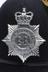 Metropolitan police helmet, MkV, ABS plastic based, sectioned