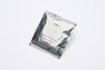 Dried soup from ration pack