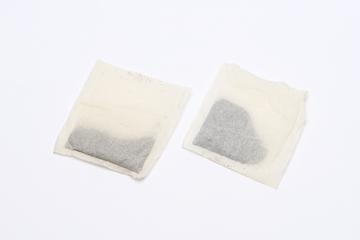 Tea bags from ration pack