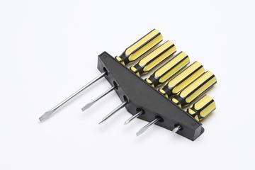 Screwdrivers from a general-purpose handyman's kit