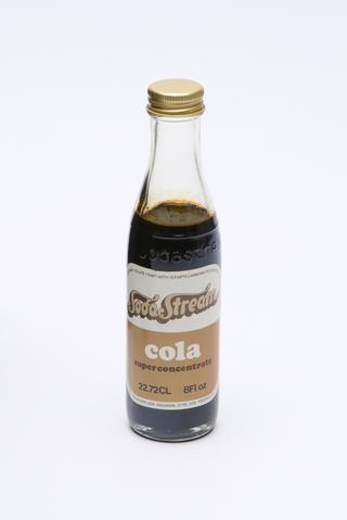 Cola Concetrated Syrup for Kenwood Sodastream, 1978.