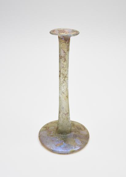 Glass candlestick flask