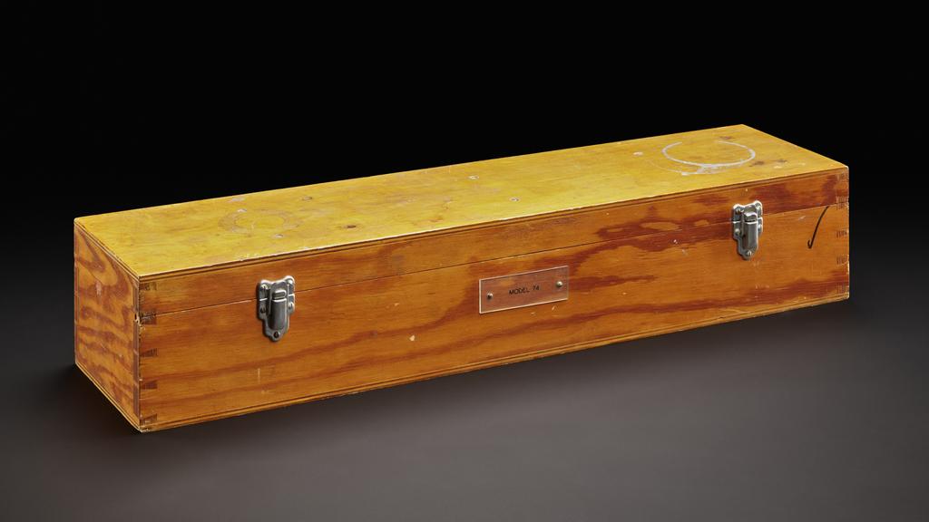 Wooden box for Black Knight ballistic test vehicle