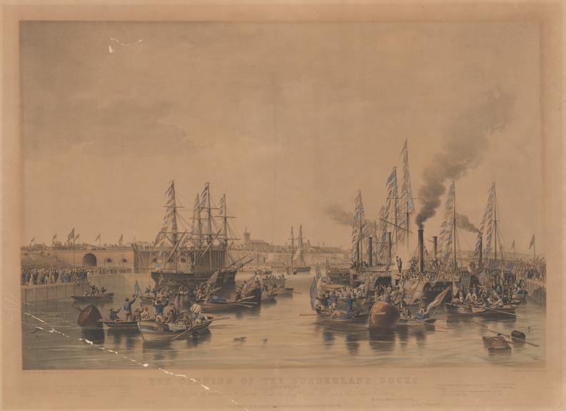 The Opening of the Sunderland Docks