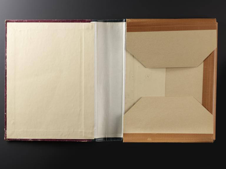 Folder for drawings of lantern slide studies by F Percy Smith.