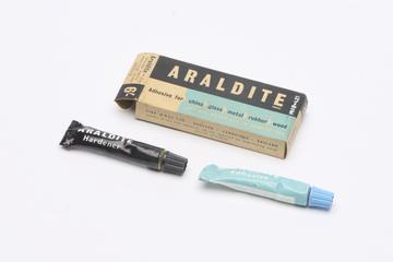 Carton of Araldite epoxy resin adhesive