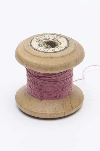 One wooden cotton thread spool, 'color 171' by J. & P. Coats, Glasgow, 1920-1970