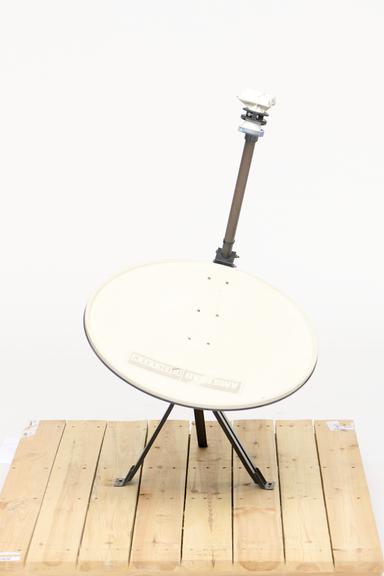 Amstrad Fidelity MDS 158902 dish antenna from the Satellite Television Receiving Installation