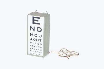 Test type to test eyesight, England, 1920-1960