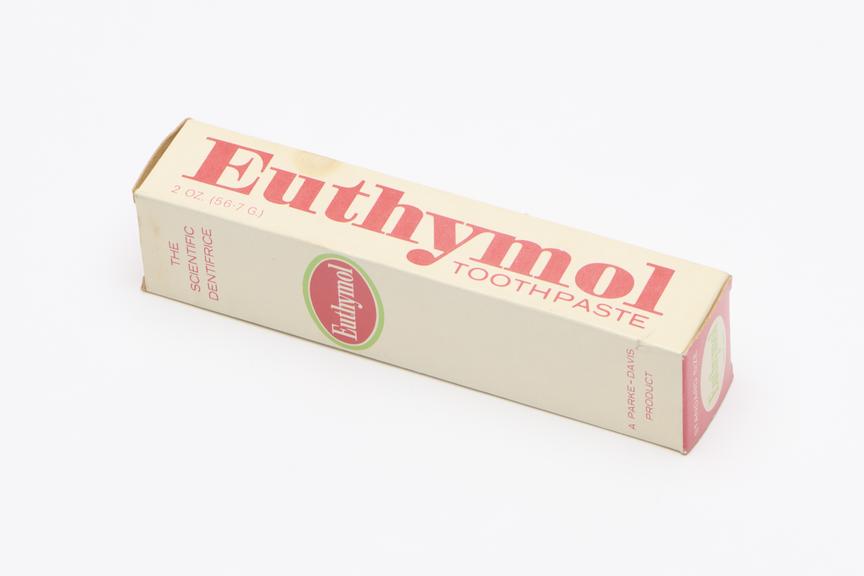 Euthymol toothpaste carton