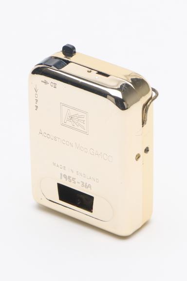 Acousticon transistor hearing aid