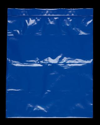 Blue plastic bag