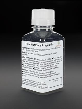 Empty 250ml fecal material preparation bottle