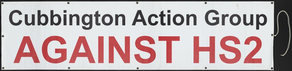 Cubbington Action Group Against HS2 material: Banner