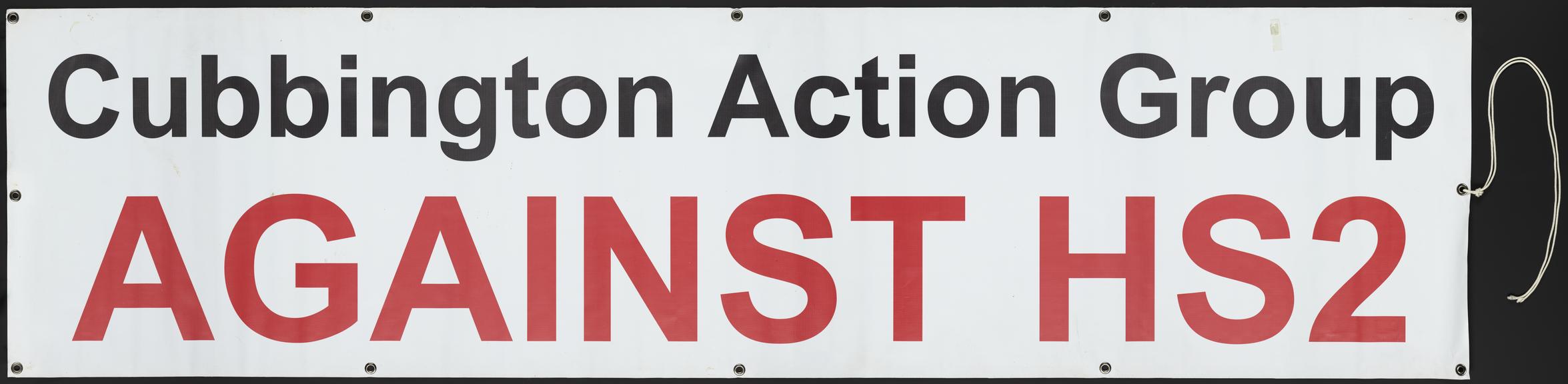 Cubbington Action Group Against HS2 material: Banner