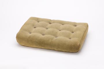 Cushion, one of two, for Royal Mail coach