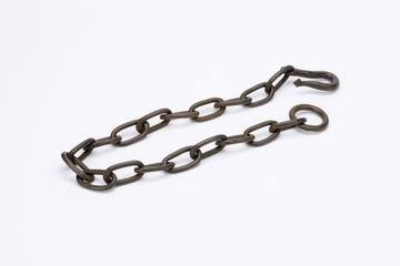 Chain with hook and ring, from the Royal Mail Coach, 1815-1830