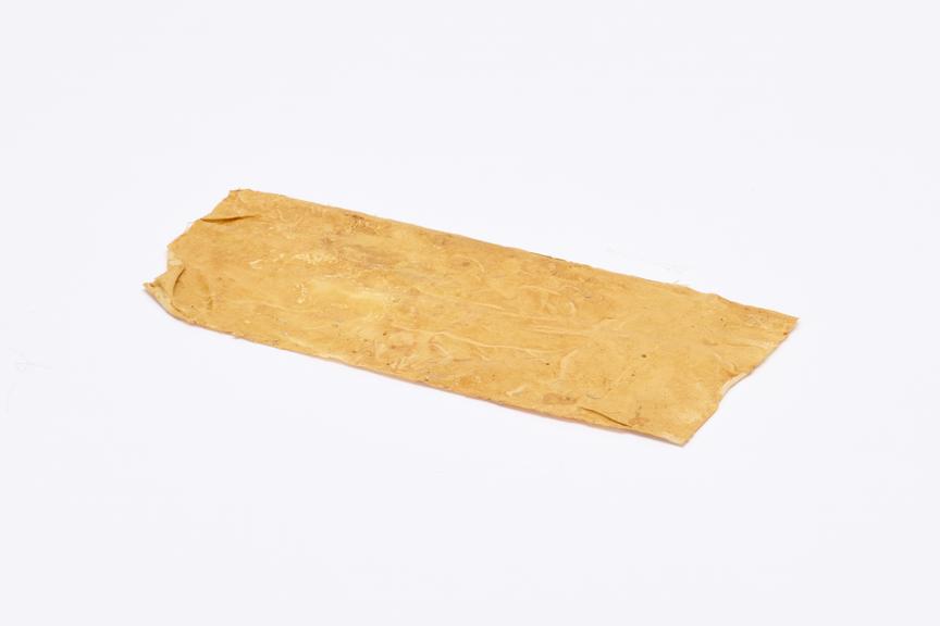 Rectangular piece of textile, from the Royal Mail Coach, 1815-1830