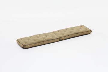 Rectangular exterior bench cushion, from the Royal Mail Coach, 1815-1830