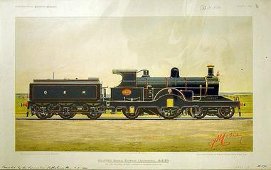 Great Eastern Railway Oil-Fired Single Express Locomotive No 10.