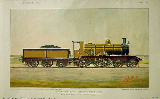 Four Coupled Express Locomotive No. 213 Bessemer